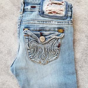 Mek Flap Pocket Distressed Jeans 25x34